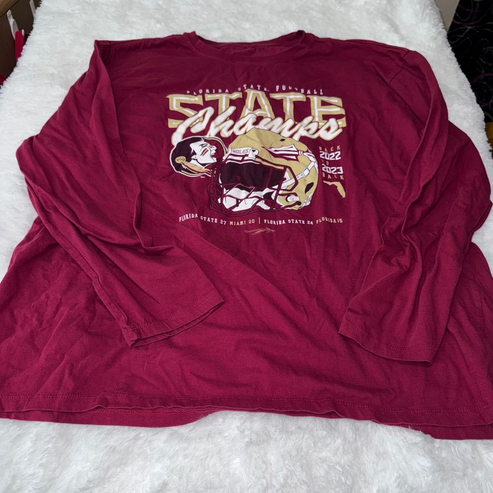 Florida‎ State Seminoles Football State Champs Long Sleeve T-Shirt